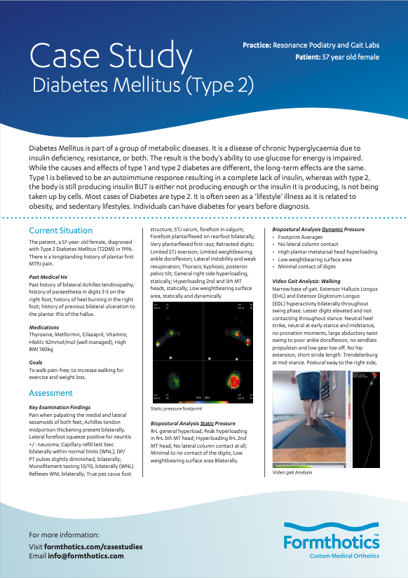 case study about diabetic foot